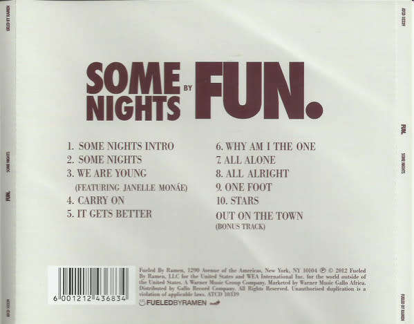 Fun. - Some Nights CD