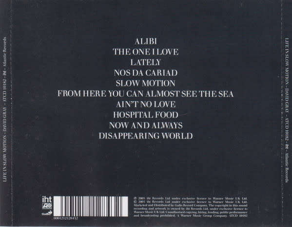 David Gray - Life In Slow Motion CD
