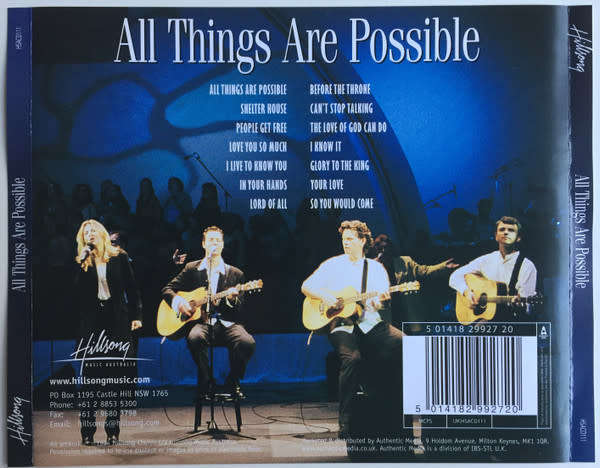 Hillsong - All Things Are Possible CD
