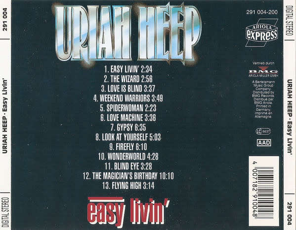 Uriah Heep - Easy Livin` CD Import
