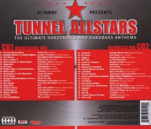 Various DJ Yanny - Tunnel Allstars Vol. 4 Double CD Import