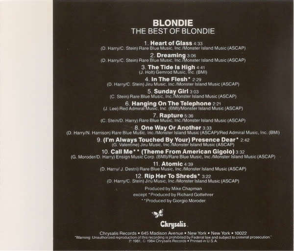 Blondie - Best of CD Import