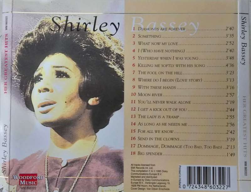 Shirley Bassey - Diamonds Are Forever: Her Greatest Hits CD Import
