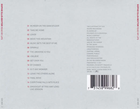 Sophie Ellis-Bextor - Read My Lips CD Import