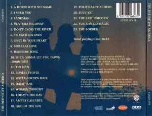 America - Definitive CD