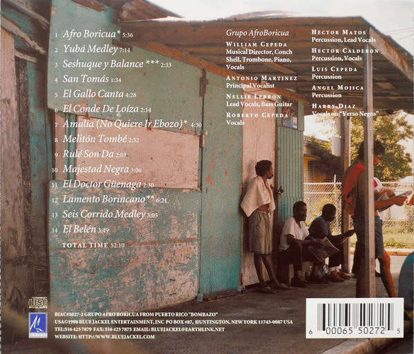 Grupo Afro Boricua - From Puerto Rico - Bombazo CD Import