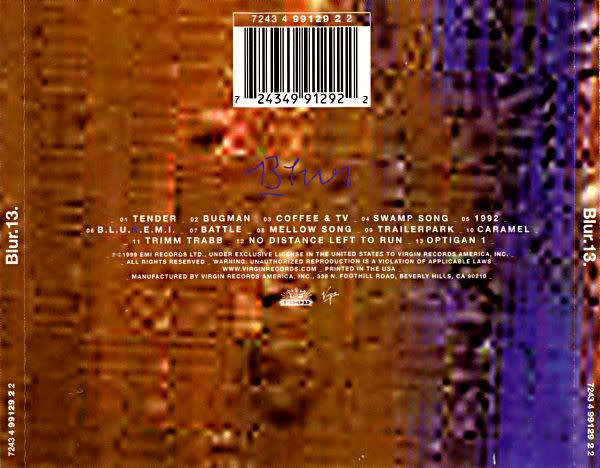 Blur - 13 CD Import