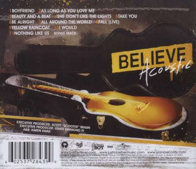 Justin Bieber - Believe Acoustic CD