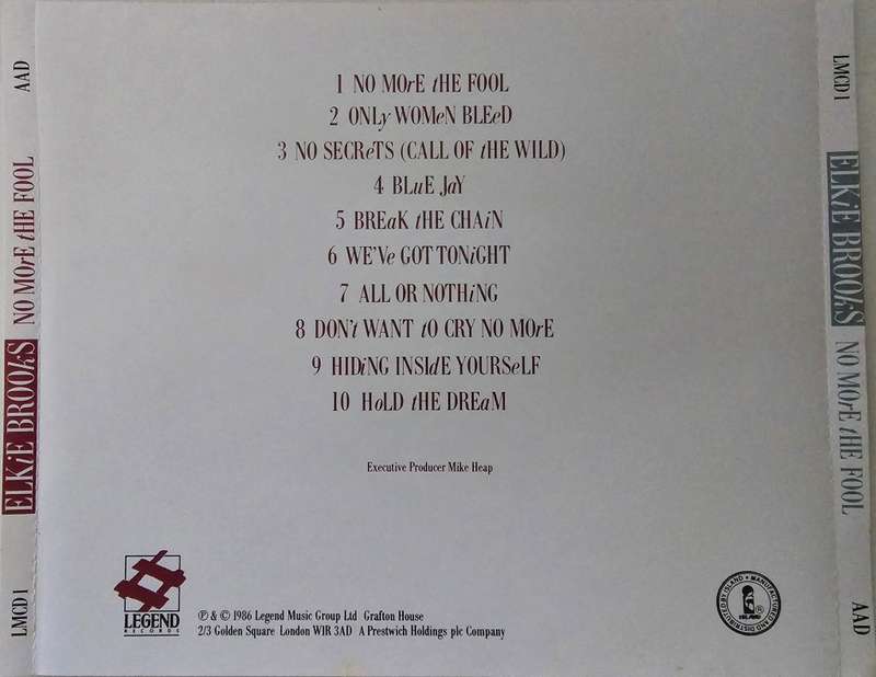 Elkie Brooks - No More the Fool CD Import