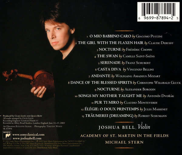 Joshua Bell - Romance of the Violin CD Import