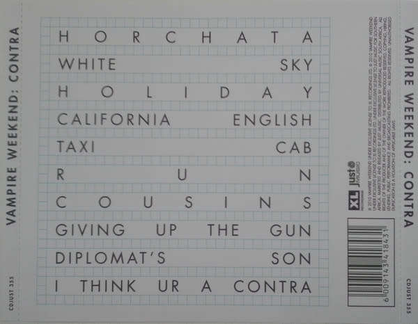 Vampire Weekend - Contra CD