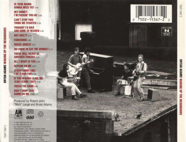 Bryan Adams - Waking Up the Neighbours CD Import