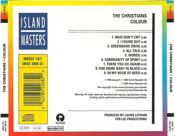 Christians - Colour CD Import