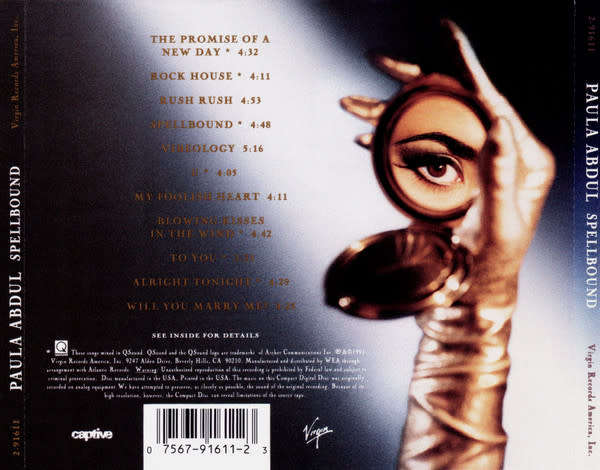 Paula Abdul - Spellbound CD Import