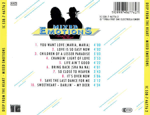 Mixed Emotions - Deep From the Heart CD Import