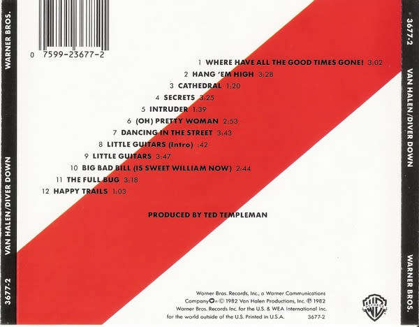 Van Halen - Diver Down CD Import