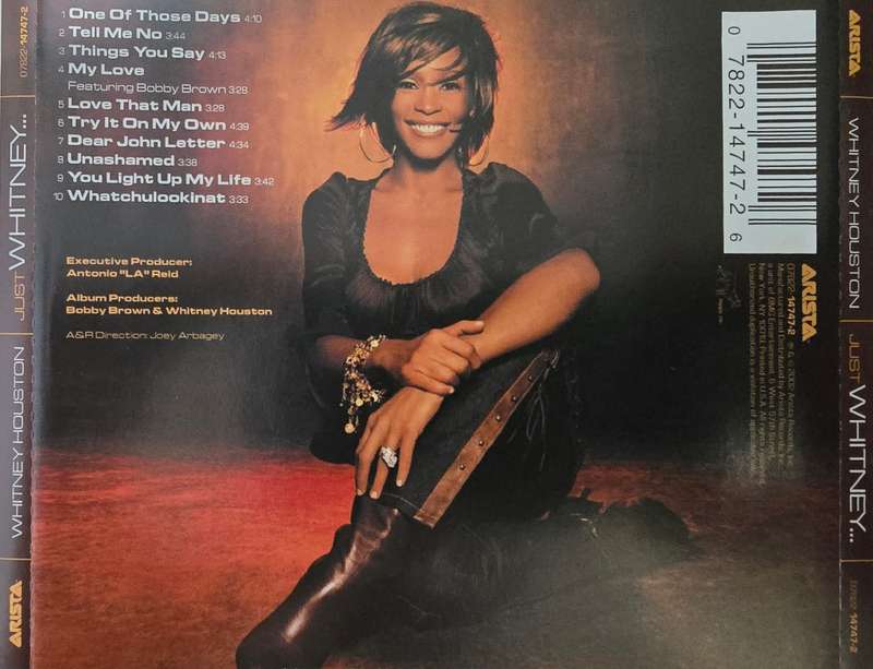 Whitney Houston - Just Whitney... CD Import