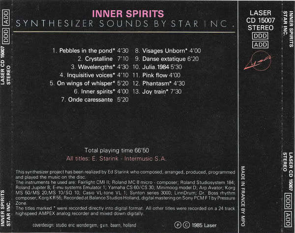 Star Inc. - Inner Spirits CD Import