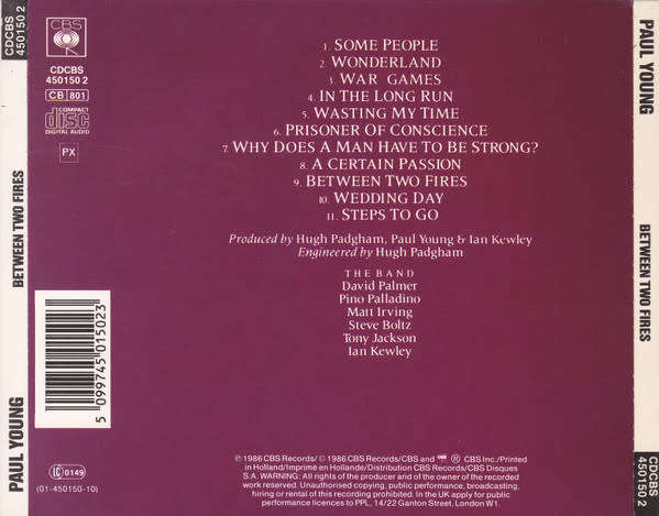 Paul Young - Between Two Fires CD Import