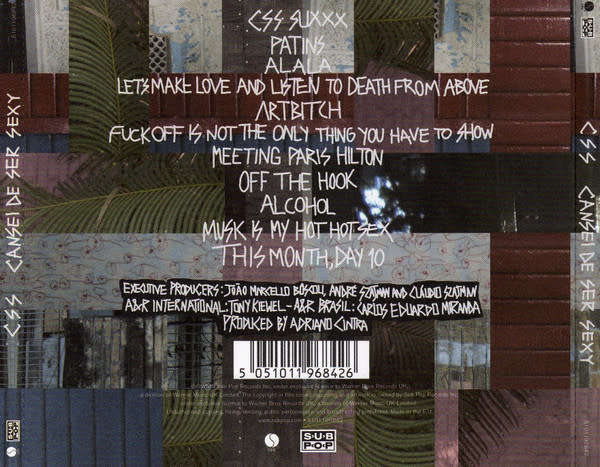 CSS - Cansei De Ser Sexy CD Import