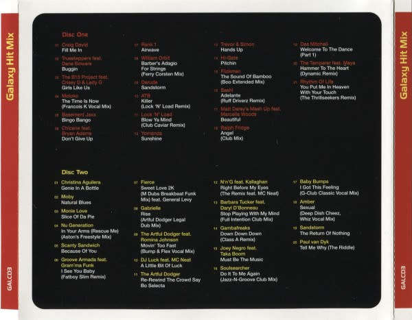 Various - Galaxy Hit Mix Double CD Import