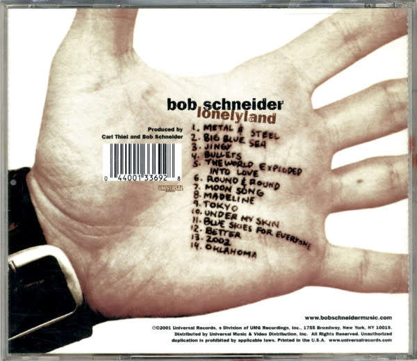 Bob Schneider - Lonelyland CD Import