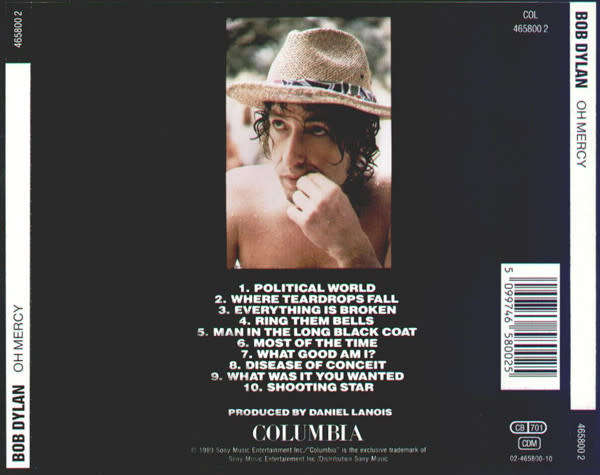 Bob Dylan - Oh Mercy CD Import