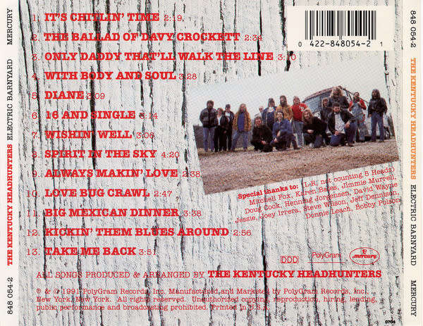 Kentucky Headhunters - Electric Barnyard CD Import