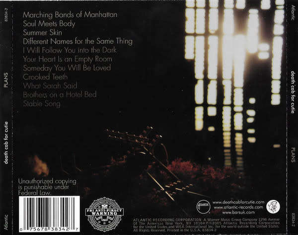 Death Cab For Cutie - Plans CD Import