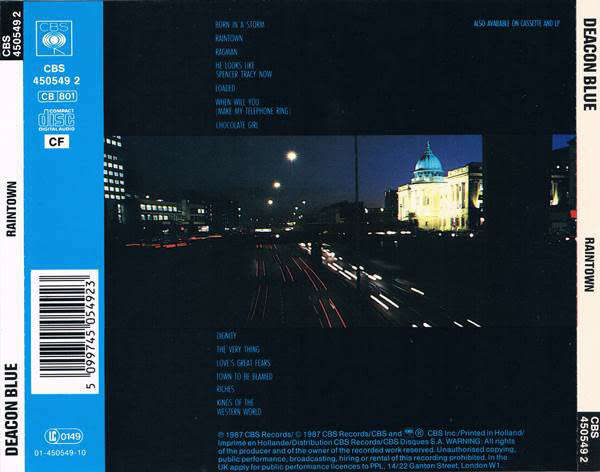Deacon Blue - Raintown CD Import