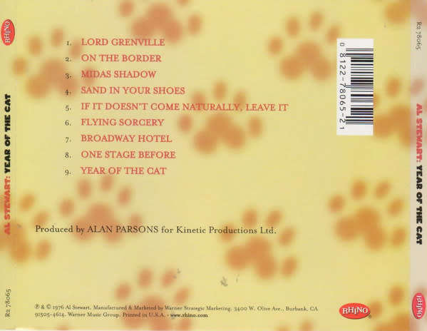 Al Stewart - Year of the Cat CD Import