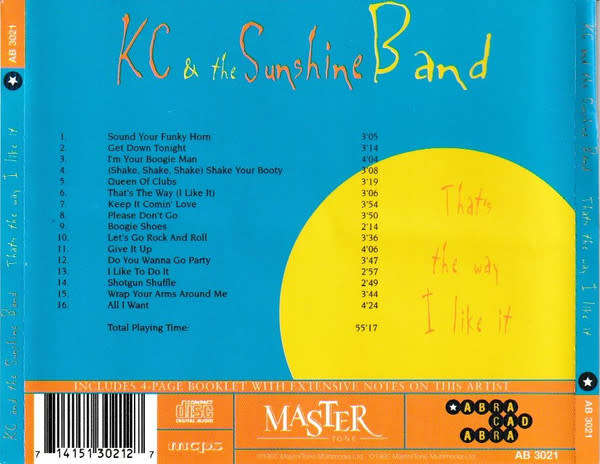 KC & the Sunshine Band - That`s The Way I Like It CD Import