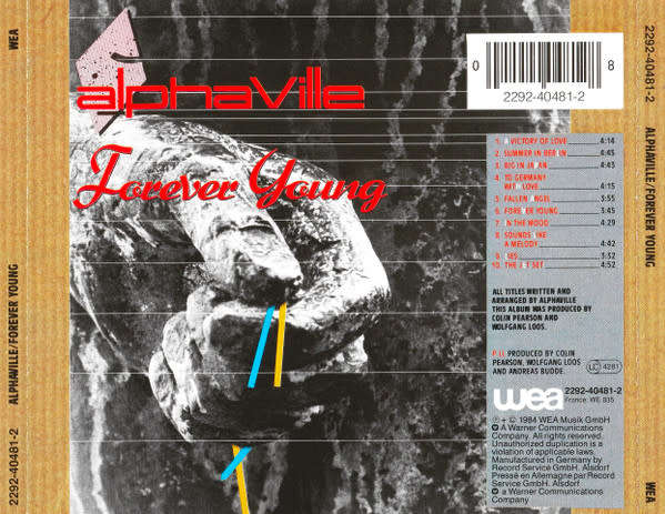 Alphaville  Forever Young CD Import