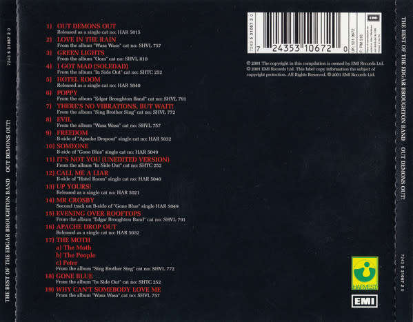 Edgar Broughton Band - Best of CD Import