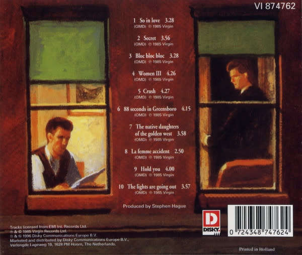 OMD - Crush CD Import