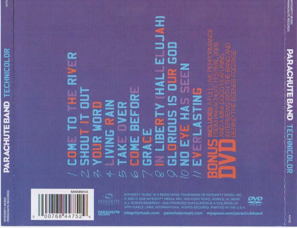 Parachute Band  Technicolor CD & DVD