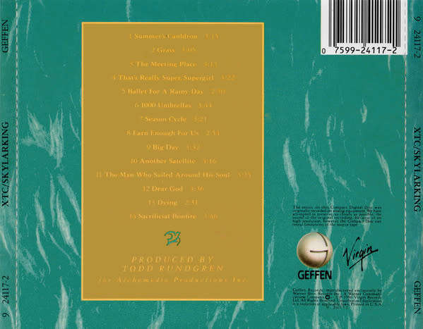 XTC - Skylarking CD Import