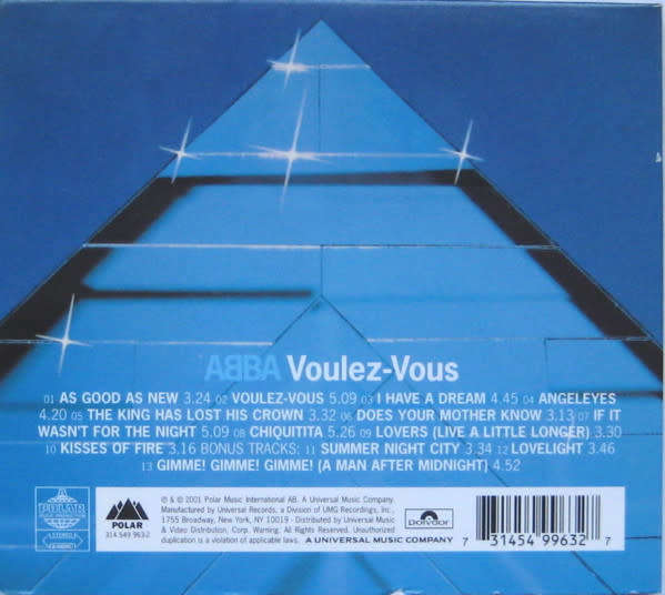 ABBA - Voulez-Vous CD Import Digipak