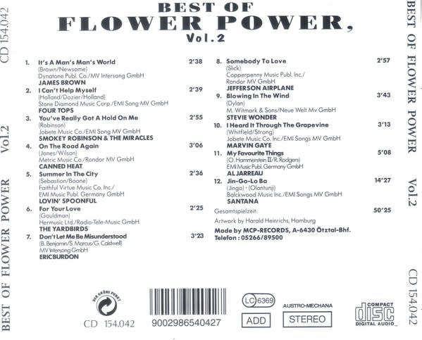 Various - Best of Flower Power Vol. 2 CD Import