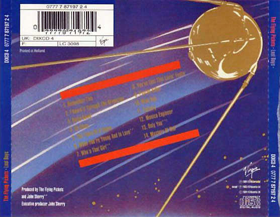Flying Pickets - Lost Boys CD Import