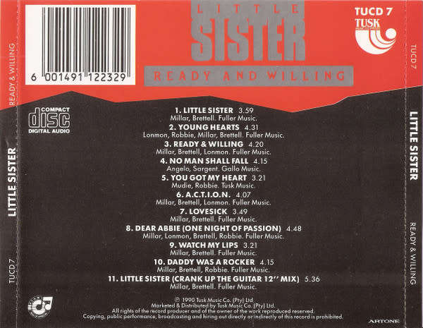 Little Sister - Ready & Willing CD Rare