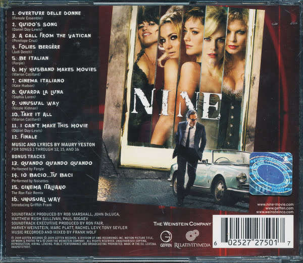Soundtrack - Nine CD Import