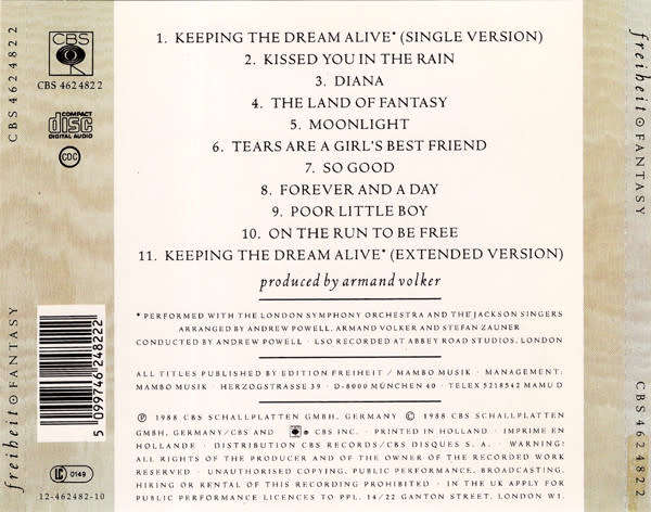 Freiheit - Fantasy CD Import