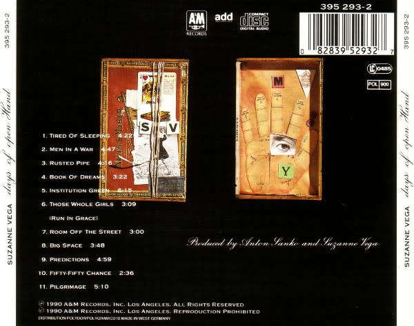 Suzanne Vega - Days of Open Hand CD Import