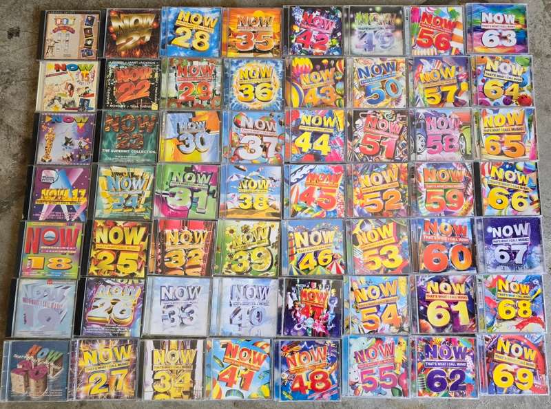 NOW That`s What I Call Music CD Collection Volume 14 - 69 Set (55 x CD`s in total)