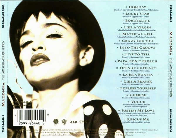 Madonna - Immaculate Collection CD Import