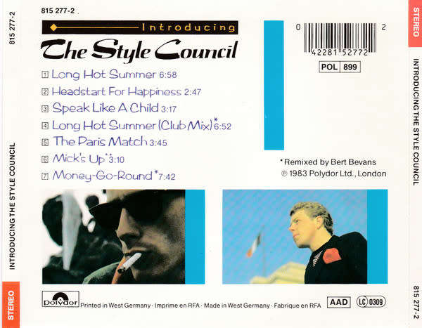 Style Council - Introducing the Style Council CD Import