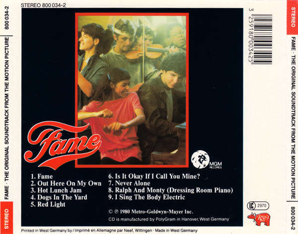 Soundtrack - Fame CD Import