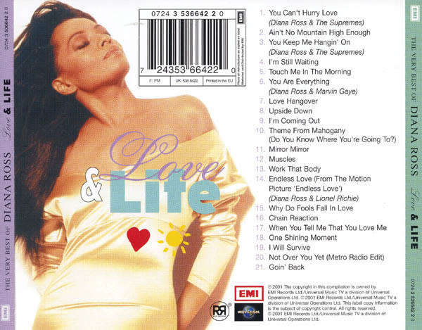 Diana Ross - Love & Life - Very Best of Diana Ross CD Import
