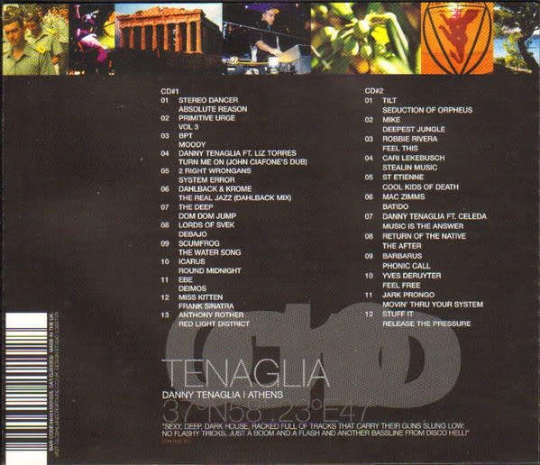 Danny Tenaglia  010: Athens Double CD